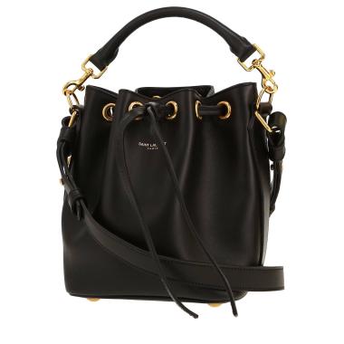 Sac bandoulière Saint Laurent  Emmanuelle en cuir noir