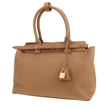 Bolso de mano Celine  Conti en cuero beige