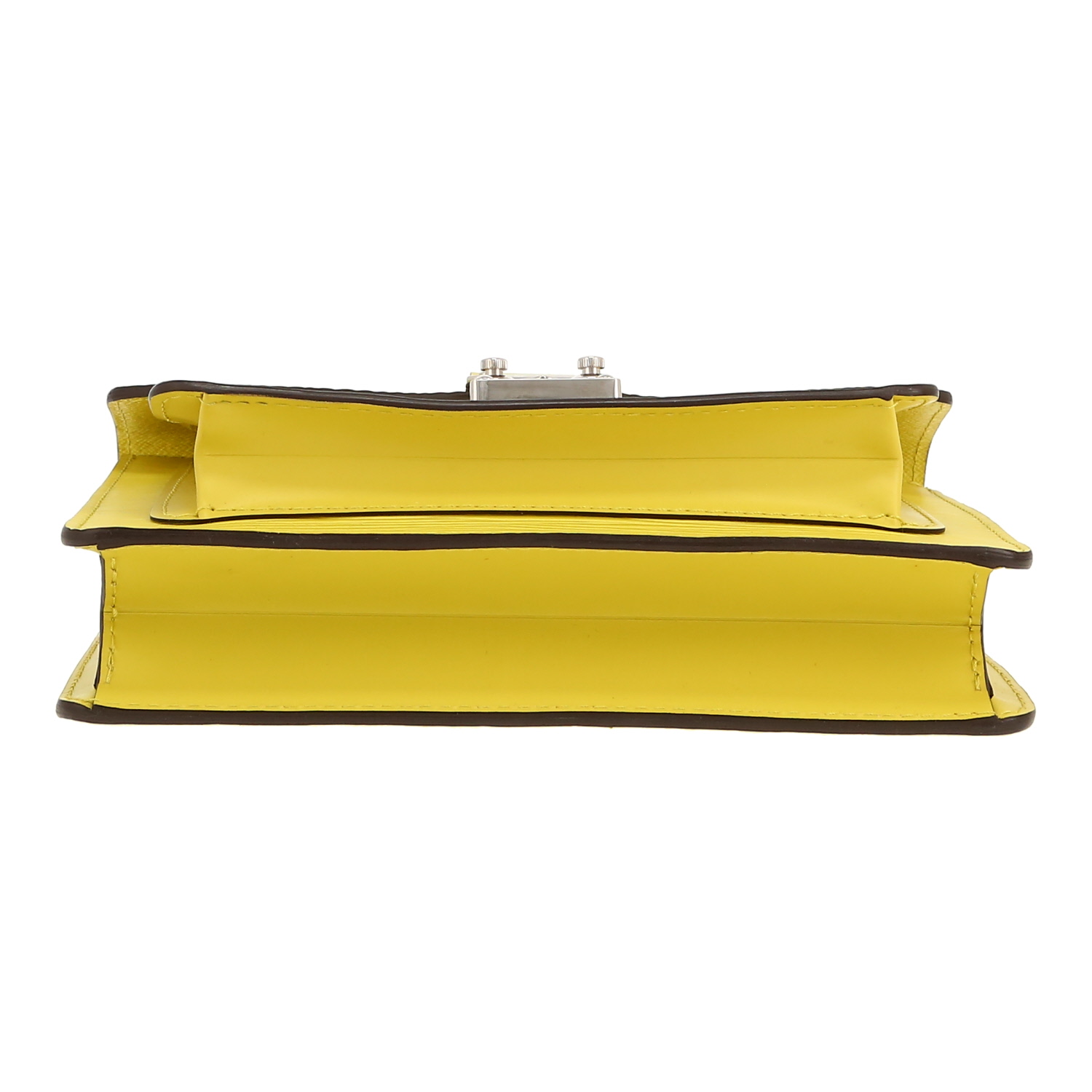 Bolso bandolera Louis Vuitton  Monceau en cuero Epi amarillo - Detail D1