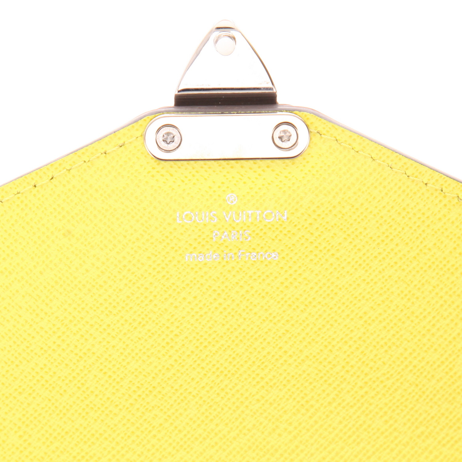 Borsa a tracolla Louis Vuitton  Monceau in pelle Epi gialla - Detail D2