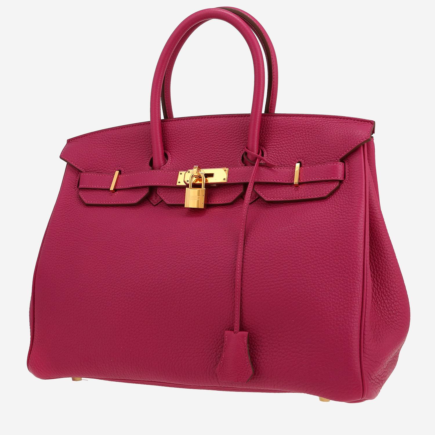 Hermès  Birkin 35 cm handbag  in Rose Pourpre togo leather