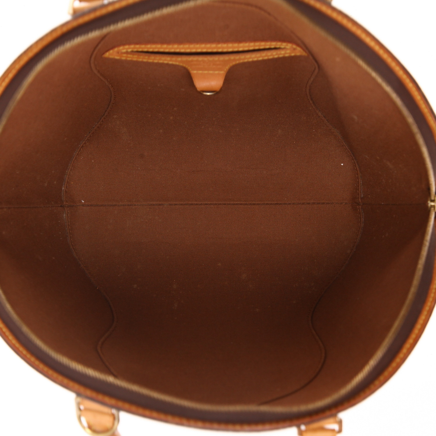 Borsa Louis Vuitton  Ellipse in tela monogram marrone e pelle naturale - Detail D3