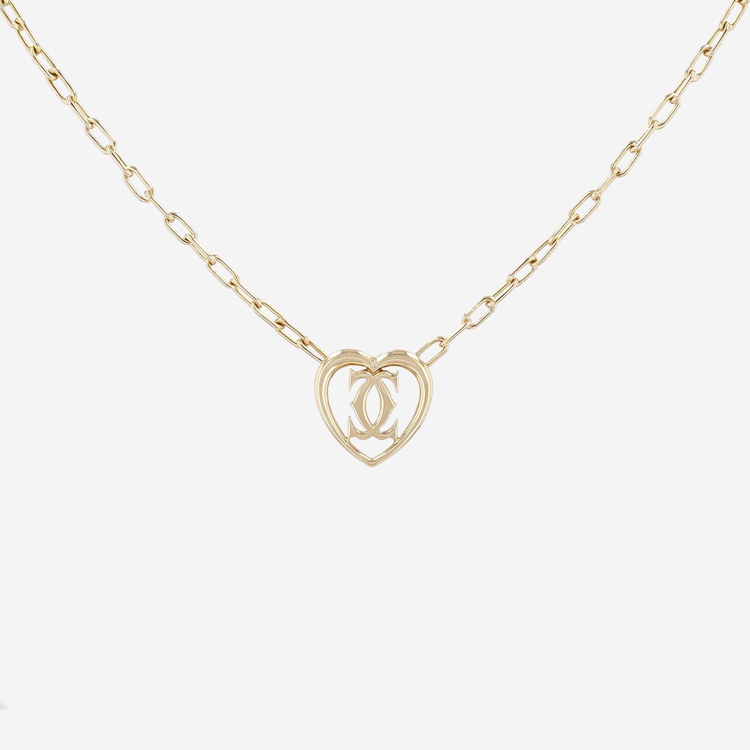 Cartier C de Cartier pendant in yellow gold and resin