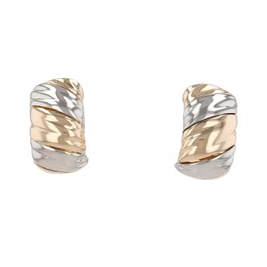 Pendientes Van Cleef 
Arpels  de oro amarillo y oro blanco