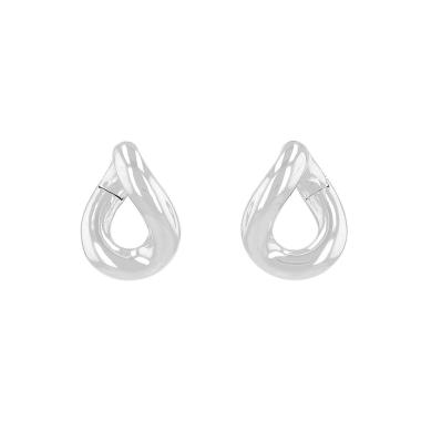 Paire de boucles d'oreilles Pomellato  en or blanc
