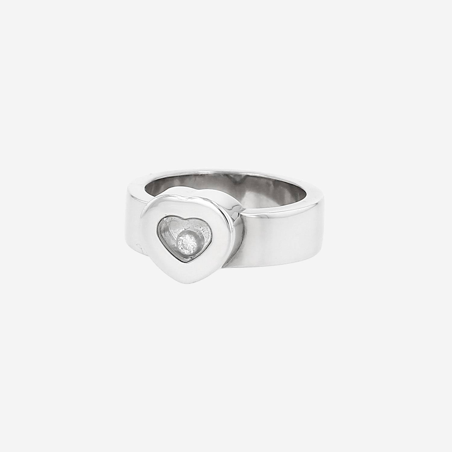 Anello Chopard Happy Diamonds in oro bianco e diamante