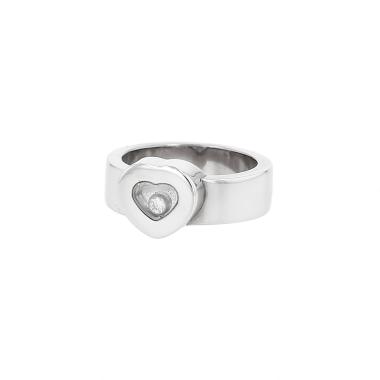 Bague Chopard Happy Diamonds en or blanc et diamant