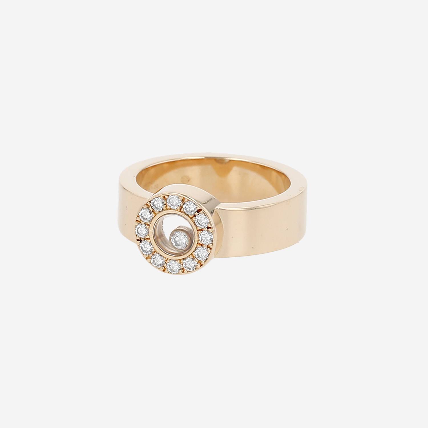 Chopard Happy Diamonds ring in yellow gold and diamonds