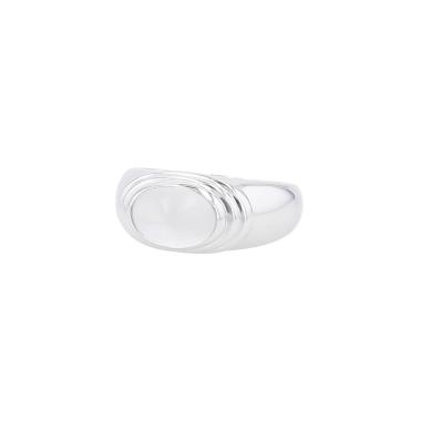 Anello  Boucheron Jaipur in oro bianco e cristallo di rocca