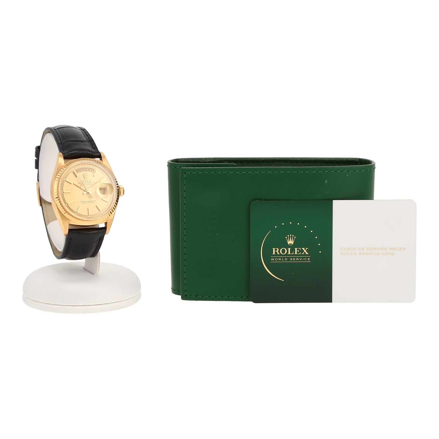 Reloj Rolex Day-Date de oro amarillo Ref: Rolex - 1807  Circa 1971 - Detail D2