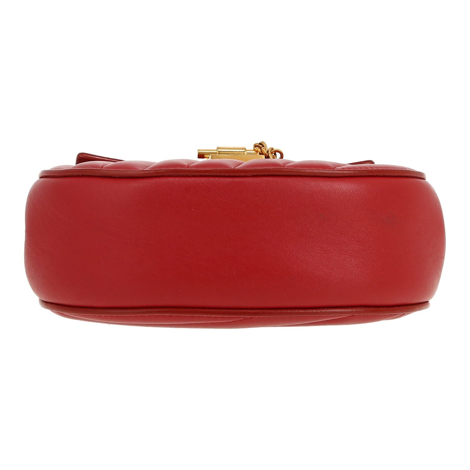 Borsa a tracolla Chloé  Drew Bijou in pelle trapuntata rossa - Detail D1