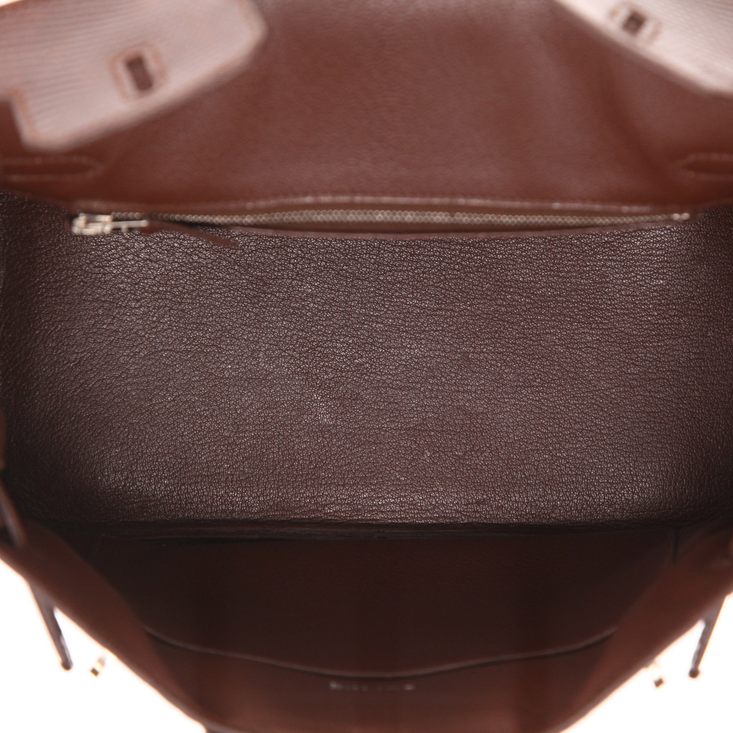 Borsa Hermès  Birkin 25 cm in lucertola marrone - Detail D3