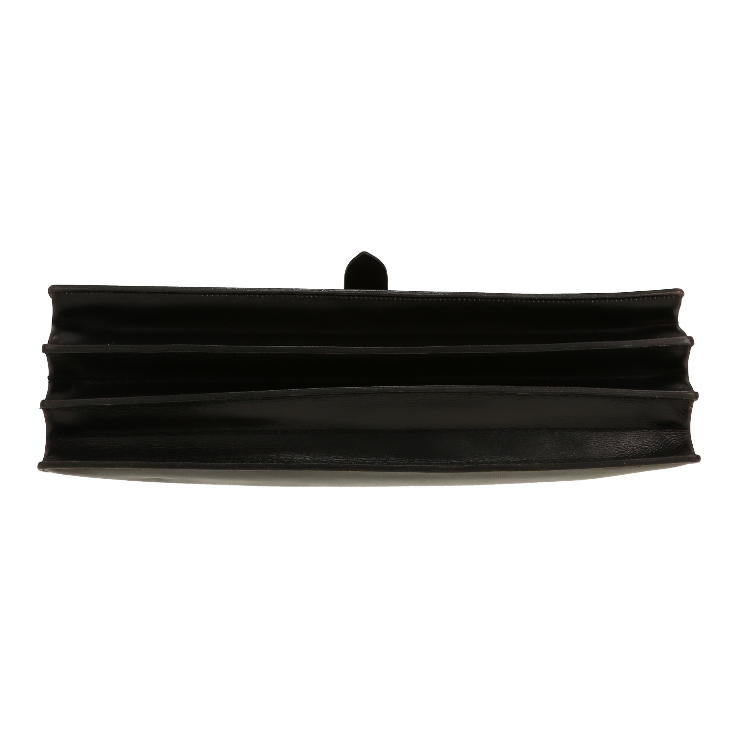 Porta-documentos Hermès  Sac à dépêches en cuero box negro - Detail D1