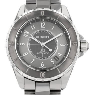 Orologio Chanel J12 in ceramica di titanio grigio antracite Circa 2010