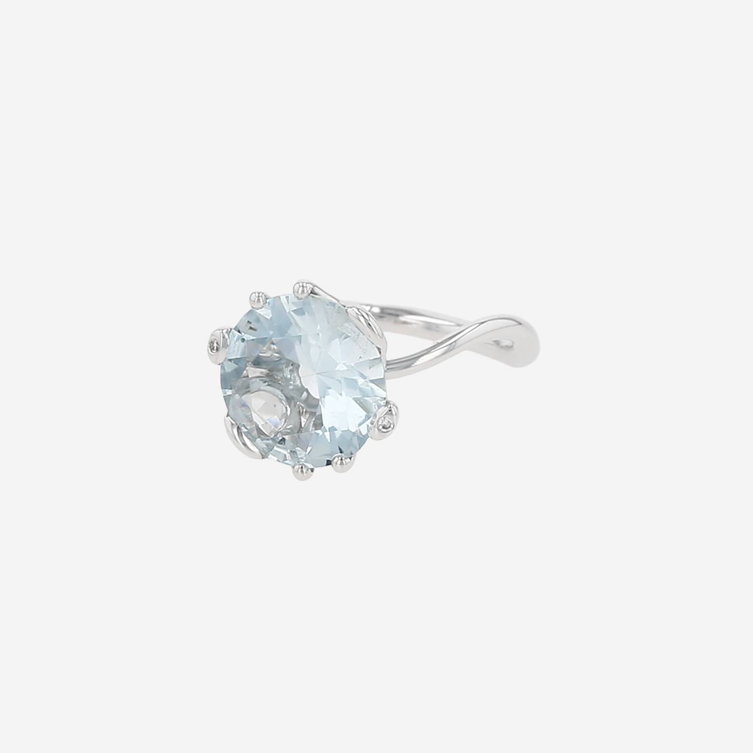 Dior Oui ring in white gold and aquamarine