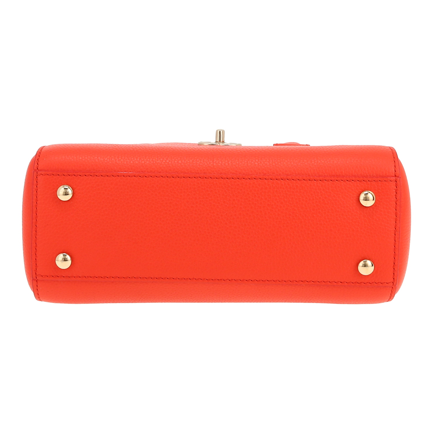 Bolso bandolera Chanel  Neo Executive en cuero naranja - Detail D1