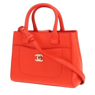 Borsa a tracolla Chanel  Neo Executive in pelle arancione