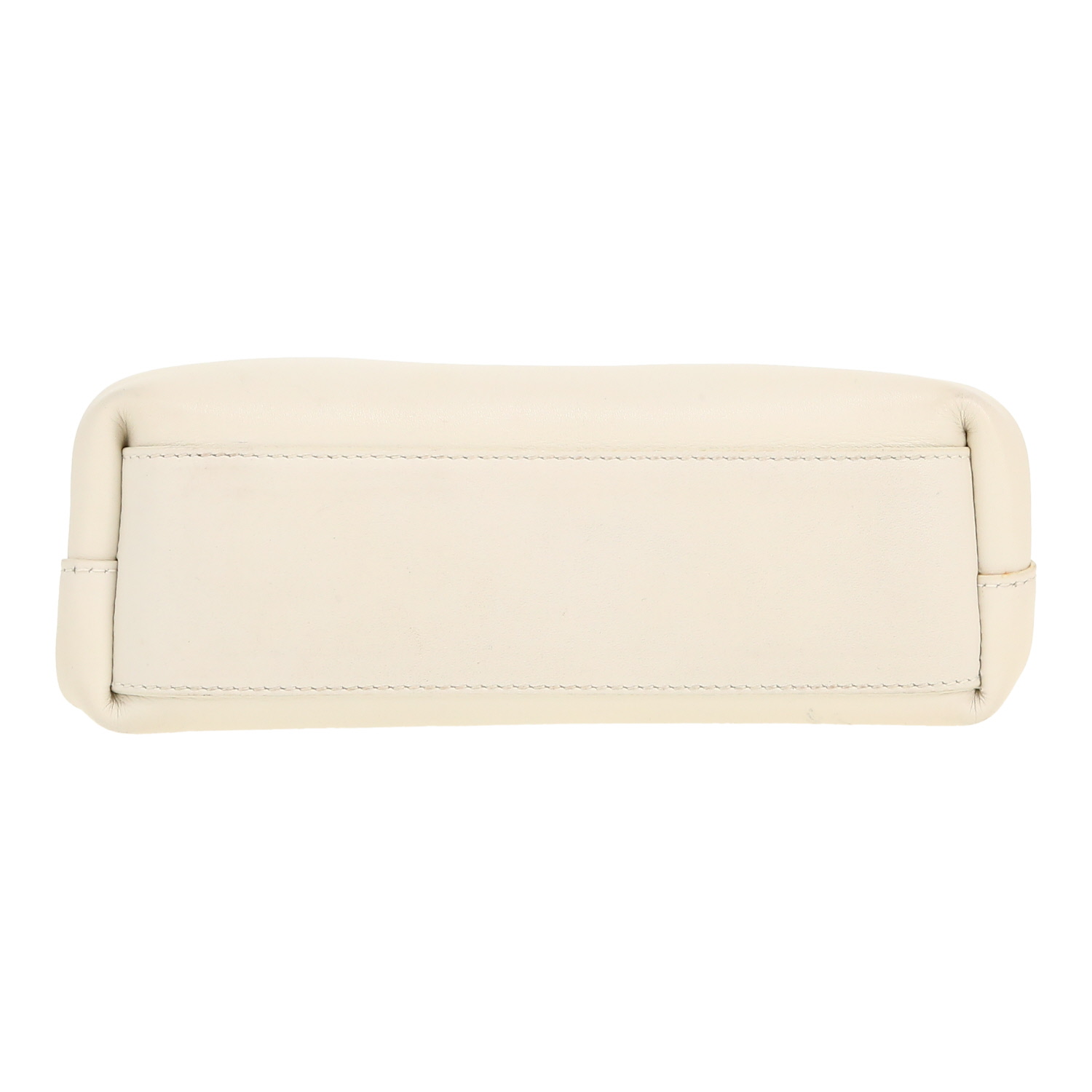 Sac bandoulière Bottega Veneta  Point en cuir blanc - Detail D1