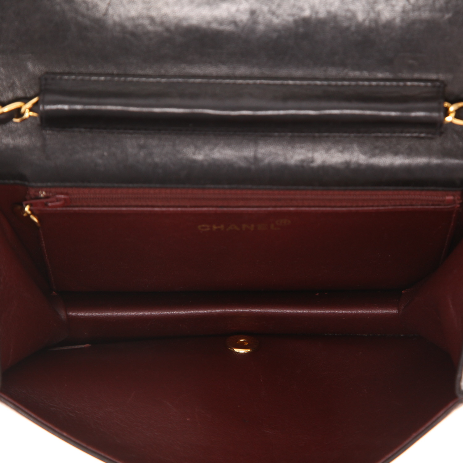 Borsa da spalla o a mano Chanel  Mademoiselle in pelle trapuntata nera - Detail D3