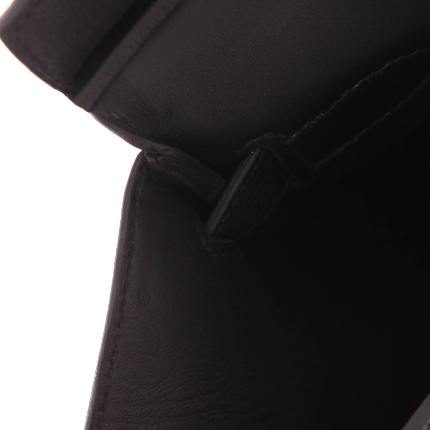 Sac bandoulière Hermès  HAC à Dos grand modèle  en cuir togo noir - Detail D4