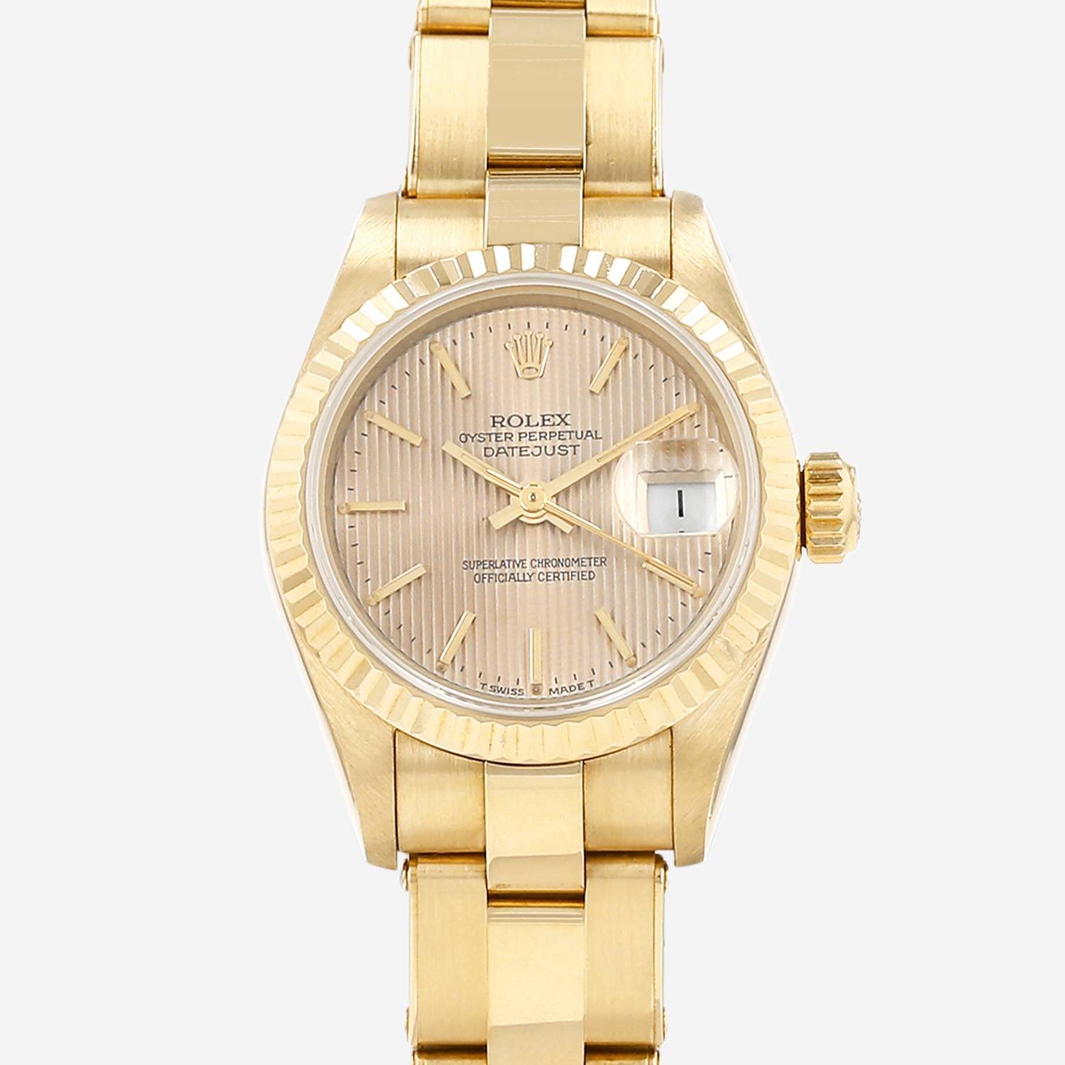 Rolex Datejust Lady  in yellow gold Ref: Rolex - 69179  Circa 1991