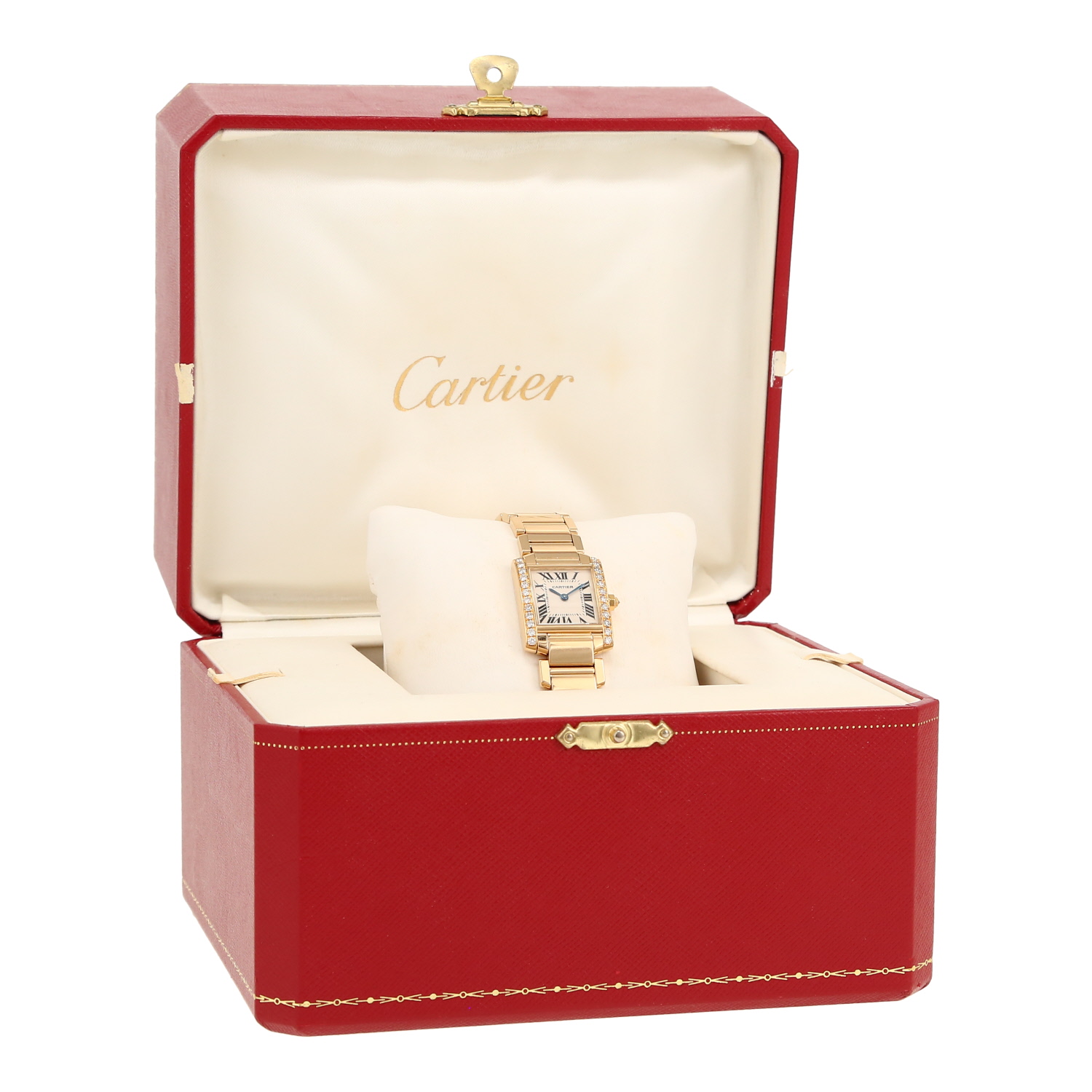 Reloj Cartier Tank Française de oro amarillo Ref: Cartier - 2385  Circa 2000