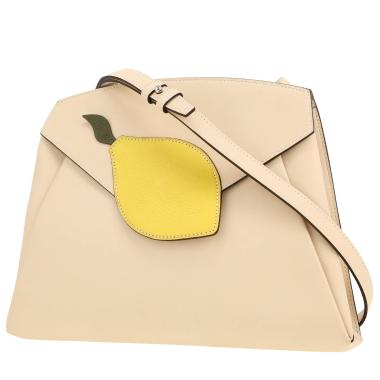 Bolso/bolsito Hermès   en cuero swift Craie