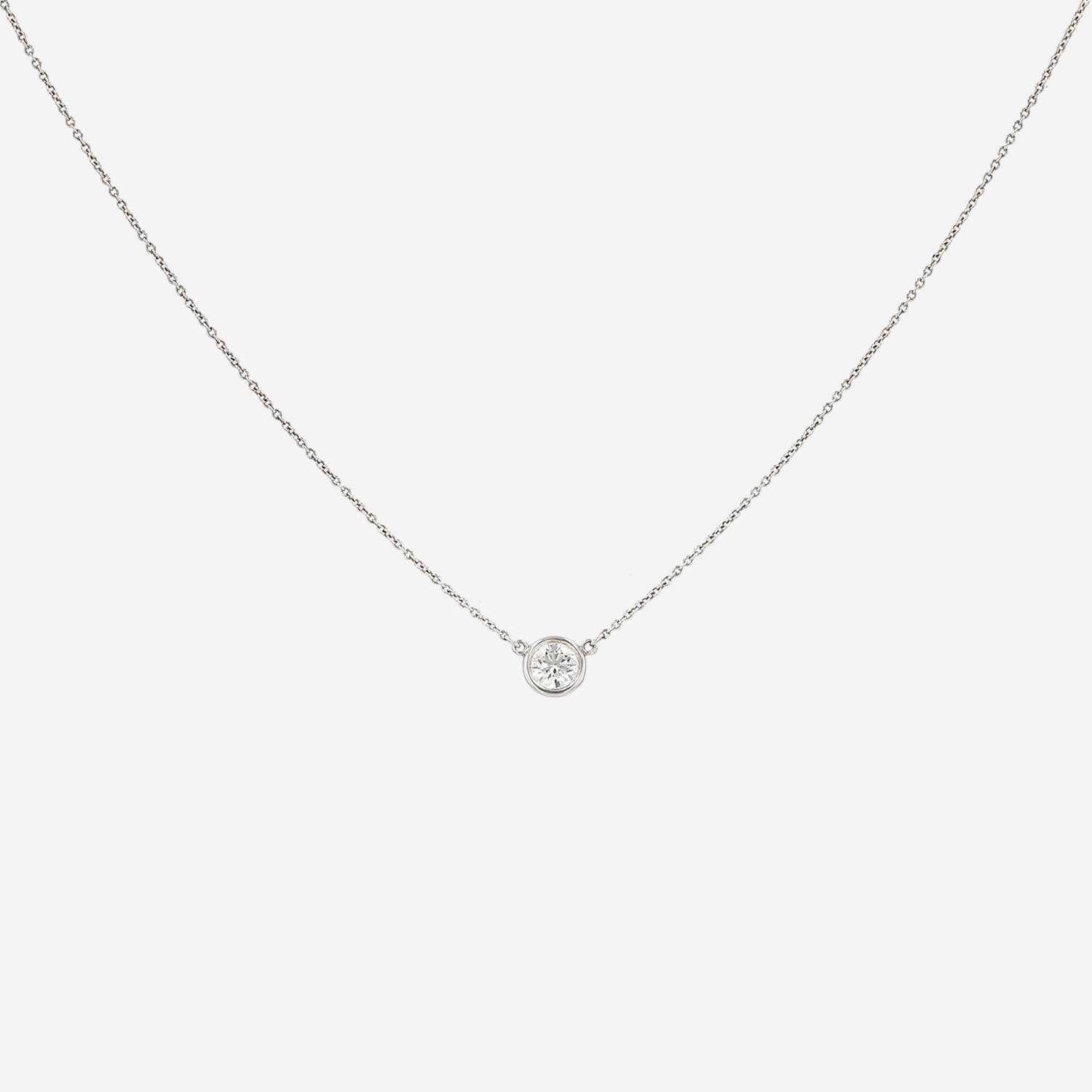 Tiffany 
Co Diamonds By The Yard necklace in platinium and diamond