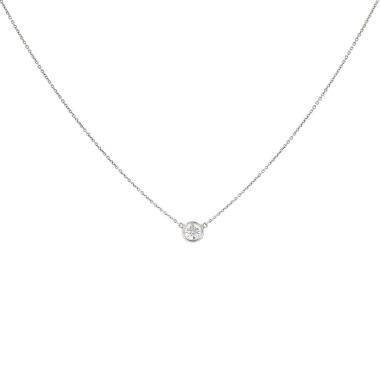 Tiffany 
Co Diamonds By The Yard necklace in platinium and diamond