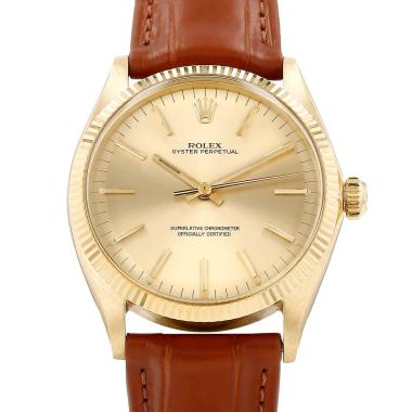 Rolex Oyster Perpetual  in yellow gold Ref: Rolex - 1005  Circa 1968