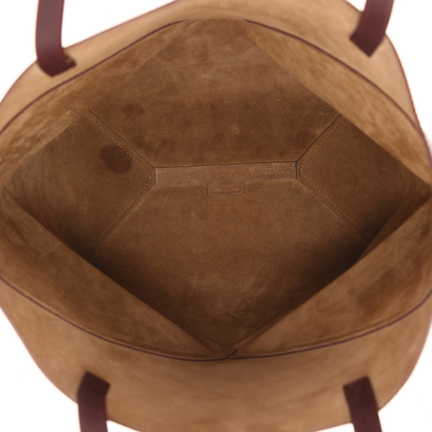 Shopping bag Loewe Puzzle Fold modello medio  in pelle bordeaux - Detail D3