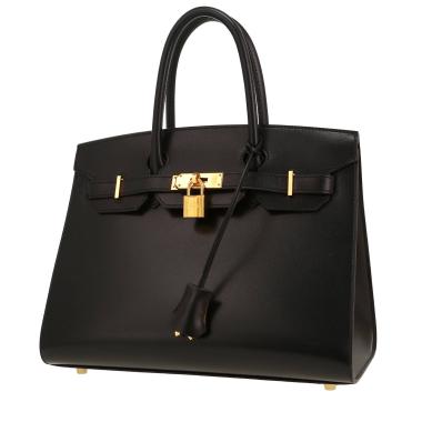 Borsa Hermès  Birkin 30 cm in pelle box nera