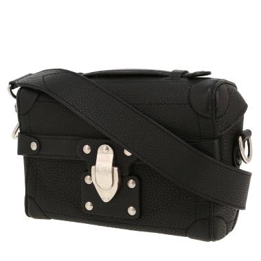 Louis Vuitton  Soul Trunk handbag  in black grained leather