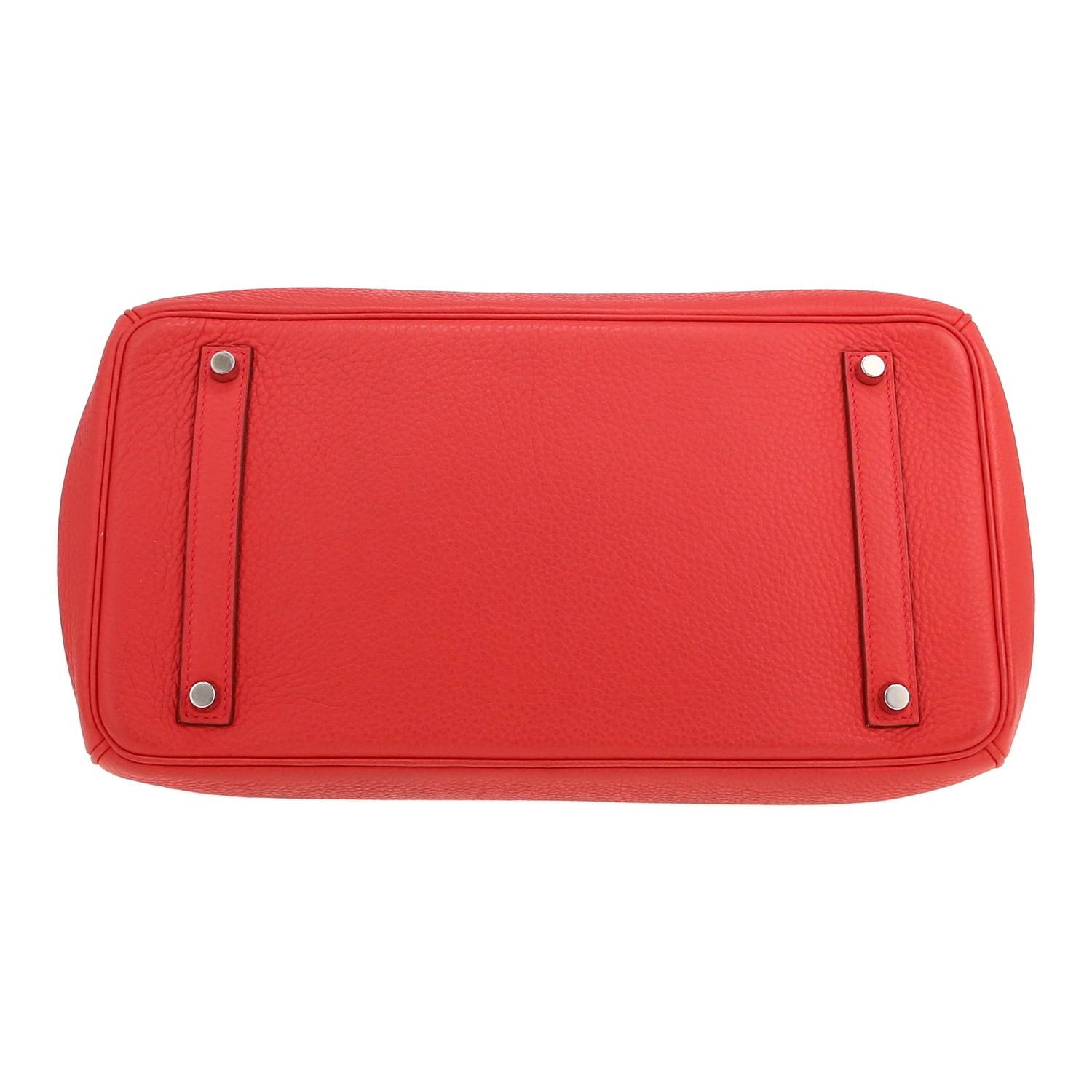 Borsa Hermès  Birkin 35 cm in pelle togo rosa - Detail D1