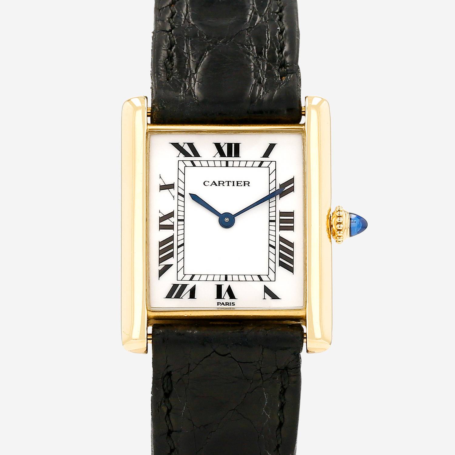 Orologio Cartier Tank Louis Cartier in oro giallo Ref: Cartier - 9601  Circa 1970