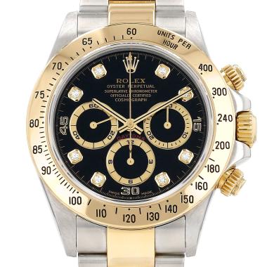 Montre Rolex Daytona Automatique en or et acier Ref: Rolex - 16523  Vers 1999