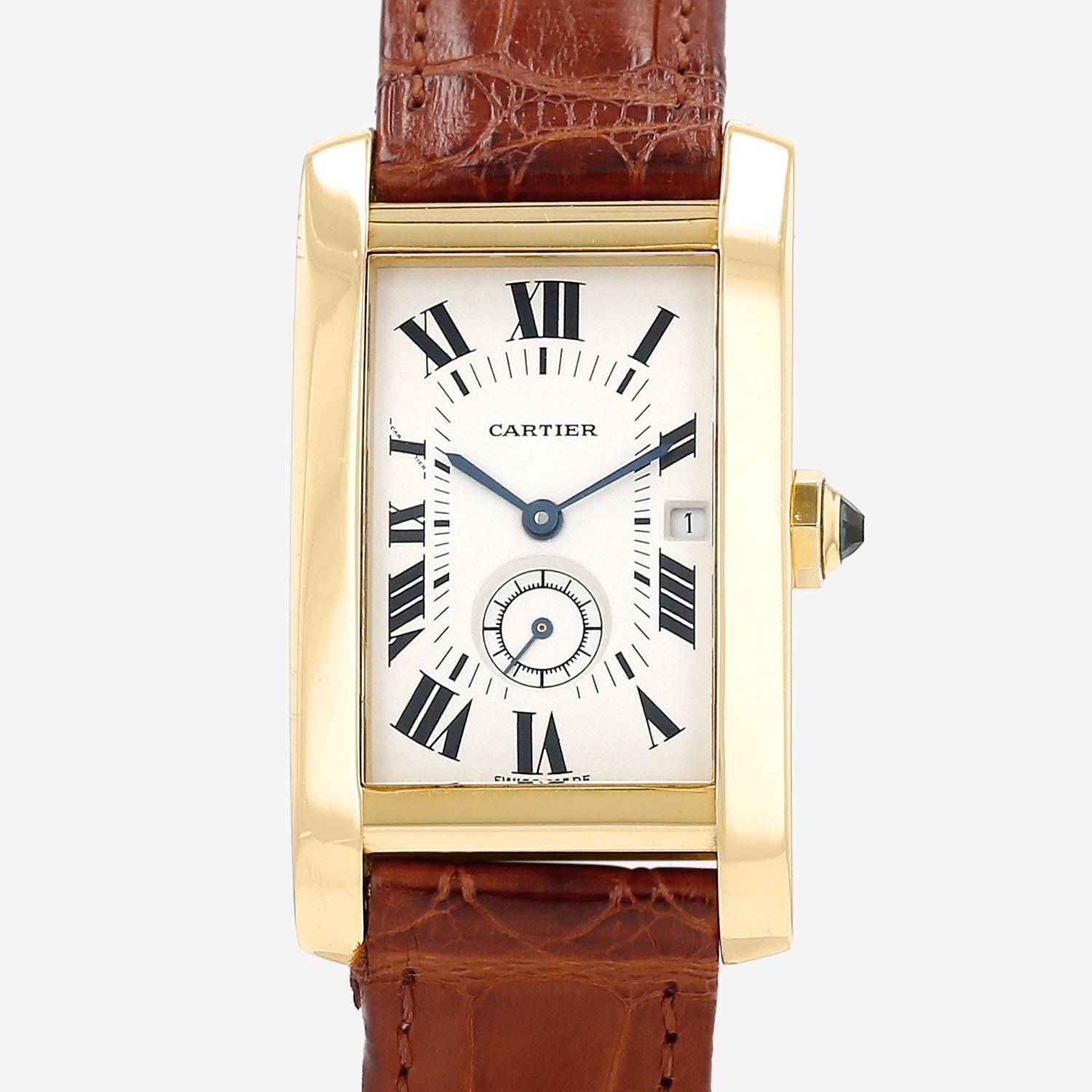 Orologio Cartier Tank Américaine in oro giallo Ref: Cartier - 8012905  Circa 1990