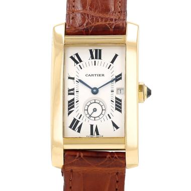 （美品）Cartier Tank Américaine Watch Cartier Tank Americaine White gold - 2014 (full gold