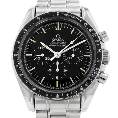 Orologio Omega Speedmaster in acciaio Ref: Omega - 145022  Circa 1990