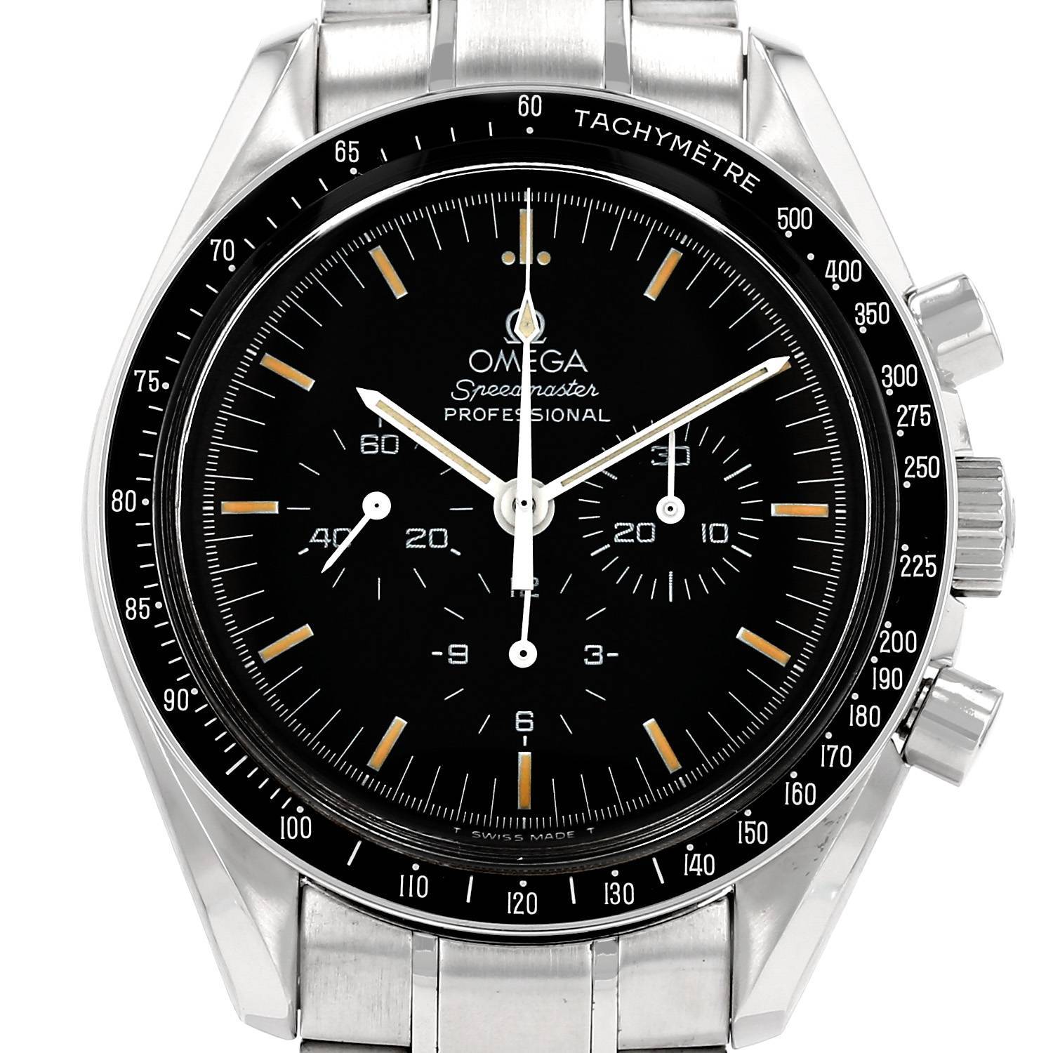 Montre Omega Speedmaster en acier Ref: Omega - 145 0022 Vers 1980 Montre Omega Speedmaster en acier Ref: Omega - 145 0022 Vers 1980