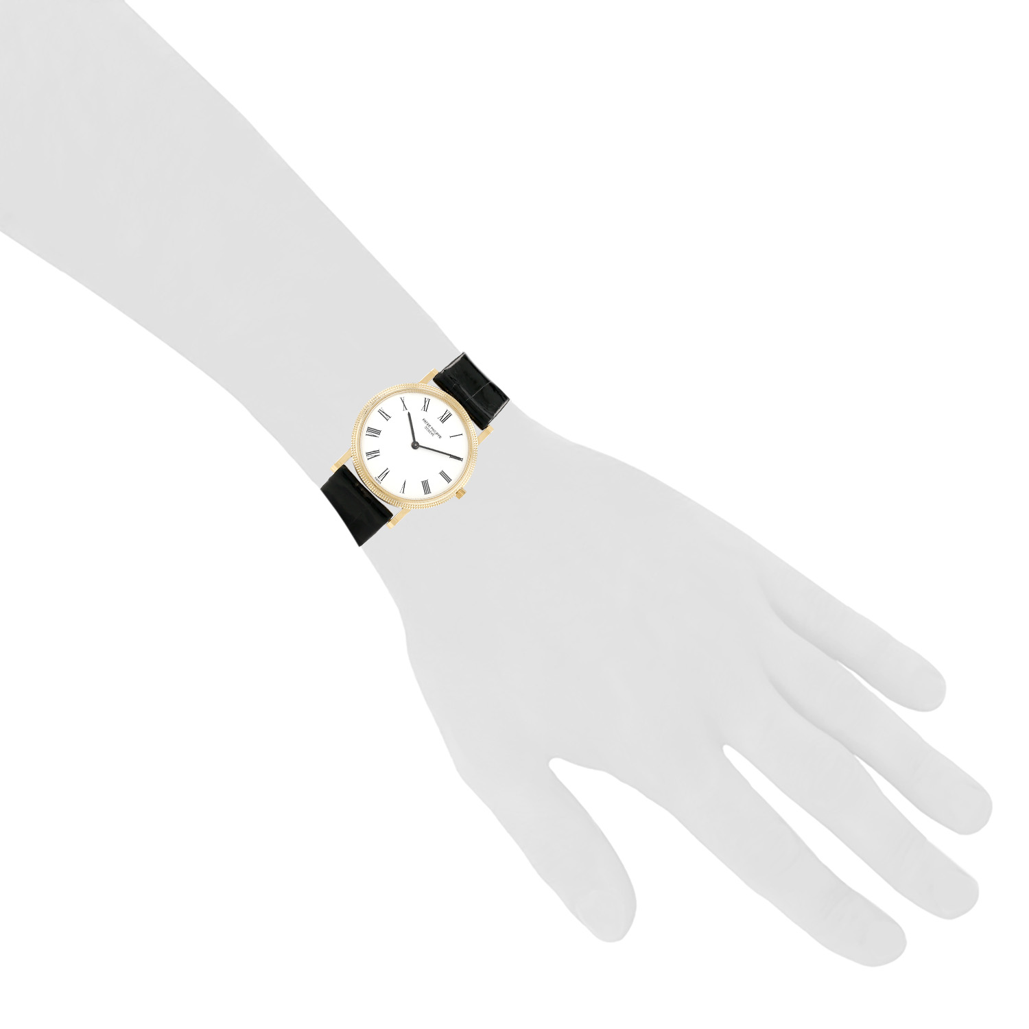 Patek Philippe Calatrava  in yellow gold Ref: Patek Philippe - 3520  Circa 1970 - Detail D1