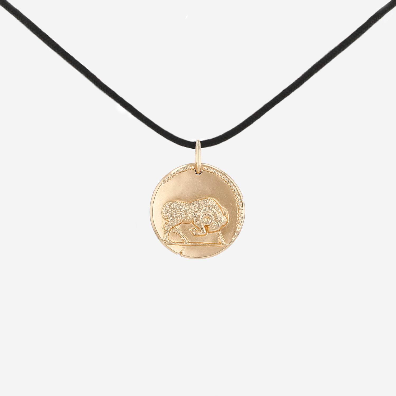 Van Cleef 
Arpels Zodiaque Aries pendant in yellow gold