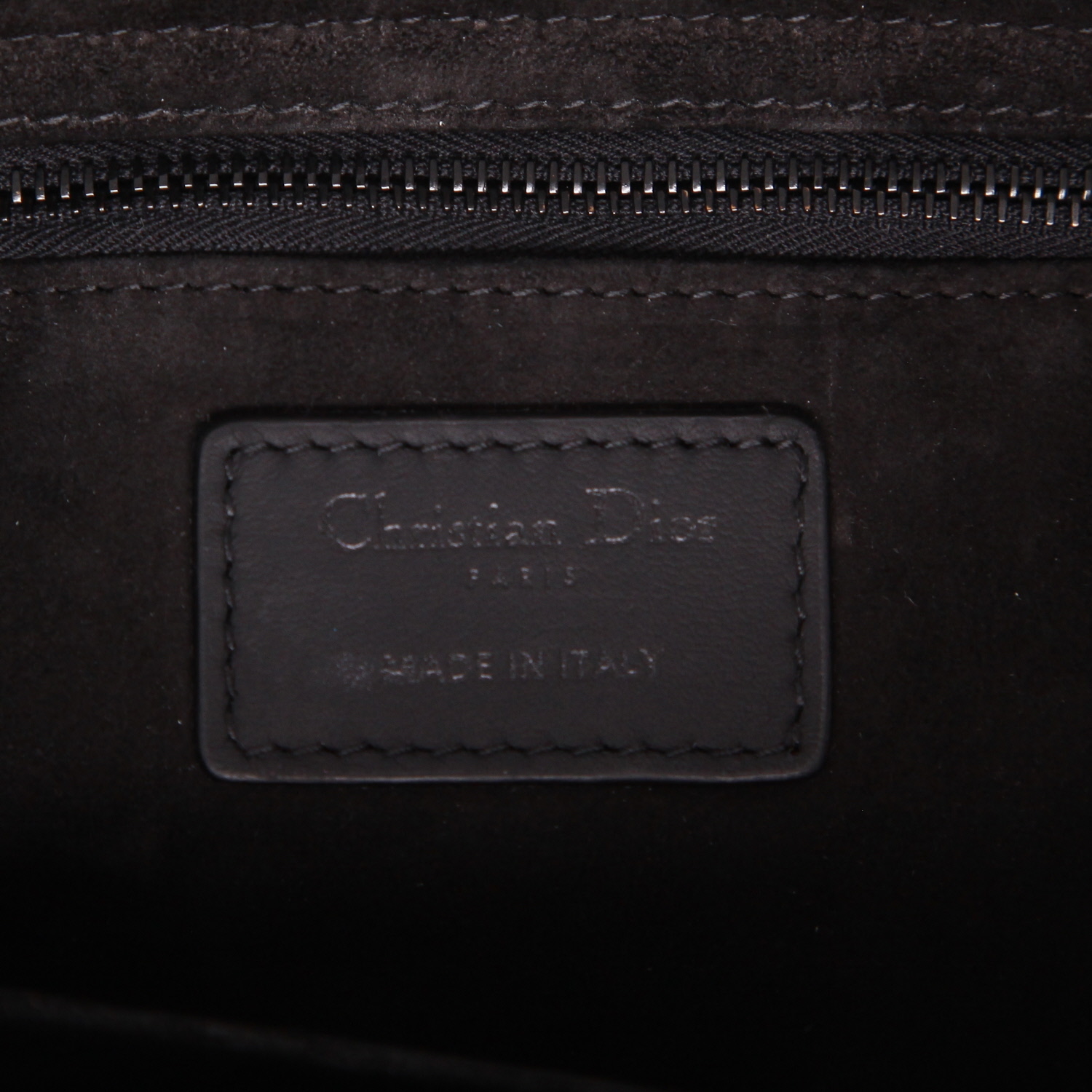 Borsa Dior  Lady Dior in pelle cannage nera - Detail D2