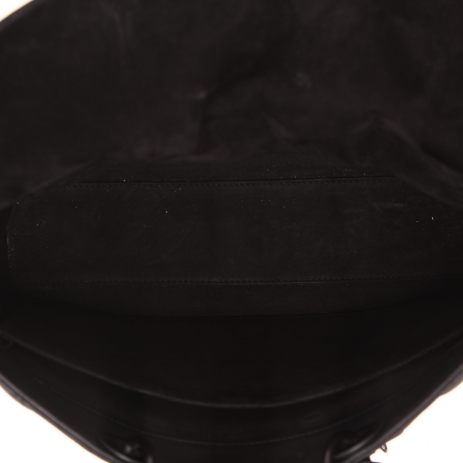 Sac à main Dior  Lady Dior en cuir cannage noir - Detail D3