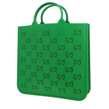 Shopping bag Gucci   in plastico verde