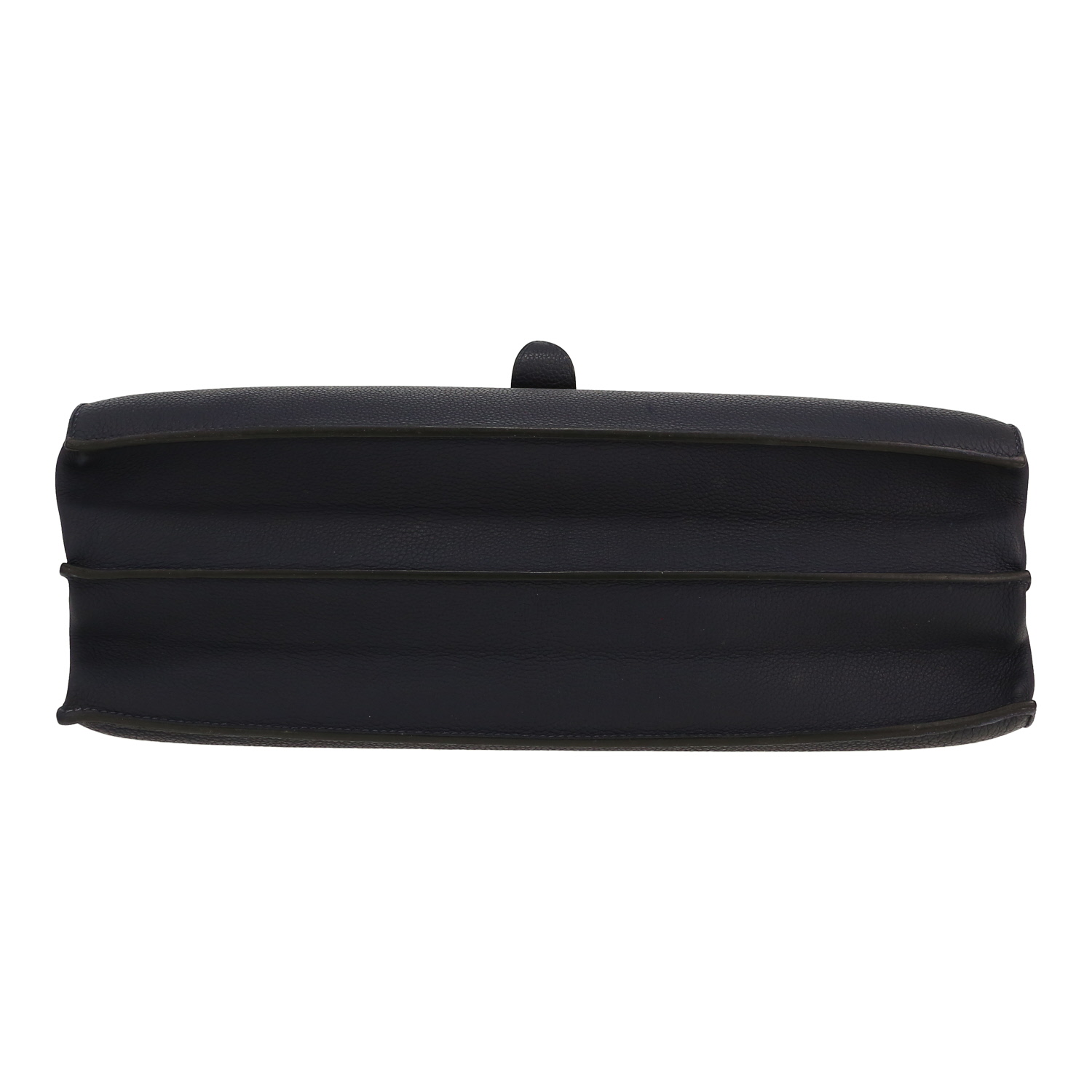 Borsa portadocumenti Hermès  Sac à dépêches in pelle togo blu marino - Detail D1