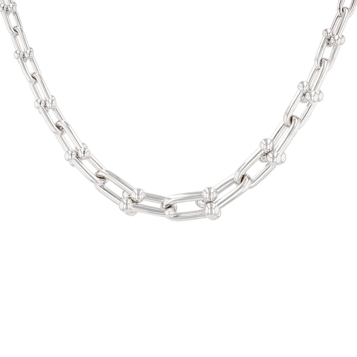 Collier Tiffany & Co Hard Wear en or blanc