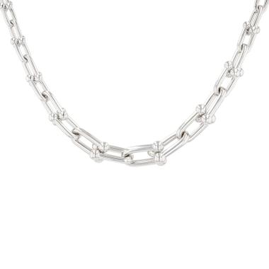Tiffany 
Co HardWear necklace in white gold