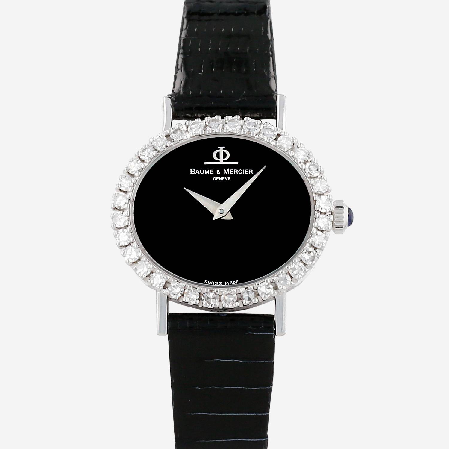 Reloj Baume & Mercier Vintage de oro blanco Circa 1980