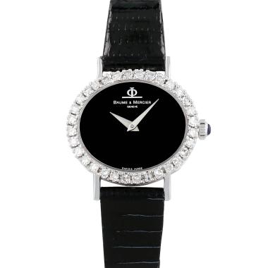 Reloj Baume 
Mercier Vintage de oro blanco Circa 1980